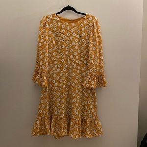 Yellow Floral Dress